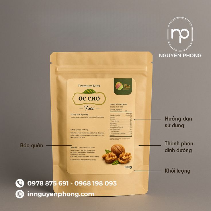 Chất liệu tem Kraft